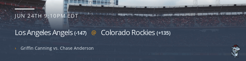 Los Angeles Angels @ Colorado Rockies - June 24, 2023