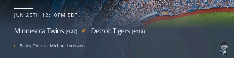 Minnesota Twins @ Detroit Tigers - June 25, 2023