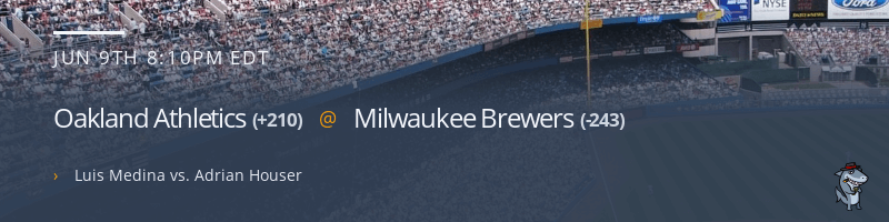 Oakland Athletics @ Milwaukee Brewers - June 9, 2023