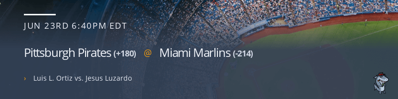 Pittsburgh Pirates @ Miami Marlins - June 23, 2023