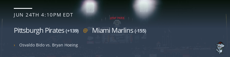 Pittsburgh Pirates @ Miami Marlins - June 24, 2023