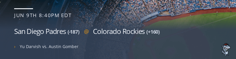 San Diego Padres @ Colorado Rockies - June 9, 2023