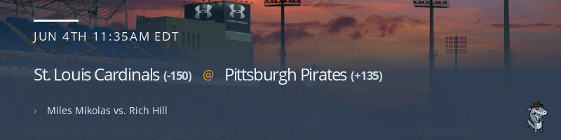 St. Louis Cardinals @ Pittsburgh Pirates - June 4, 2023