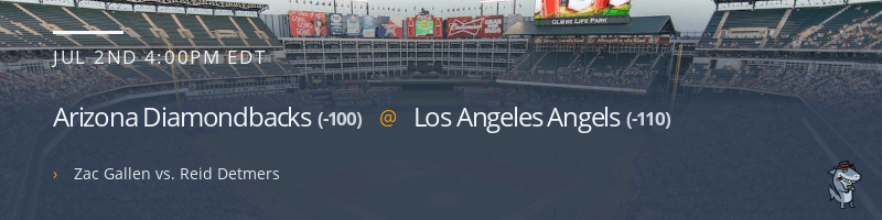 Arizona Diamondbacks @ Los Angeles Angels - July 2, 2023