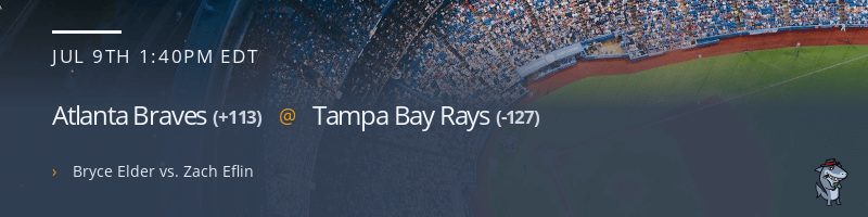 Atlanta Braves @ Tampa Bay Rays - July 9, 2023