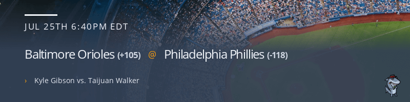 Baltimore Orioles @ Philadelphia Phillies - July 25, 2023