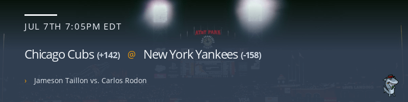 Chicago Cubs @ New York Yankees - July 7, 2023