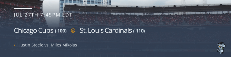 Chicago Cubs @ St. Louis Cardinals - July 27, 2023