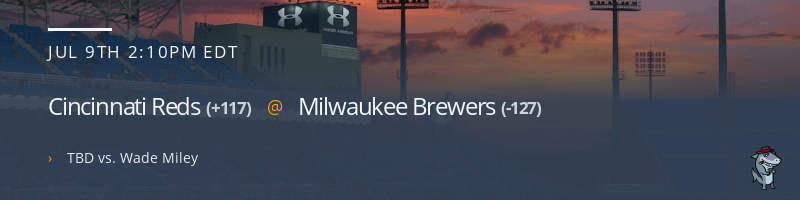 Cincinnati Reds @ Milwaukee Brewers - July 9, 2023