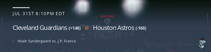 Cleveland Guardians @ Houston Astros - July 31, 2023