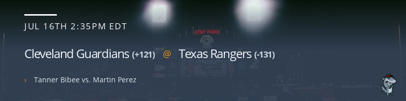 Cleveland Guardians @ Texas Rangers - July 16, 2023