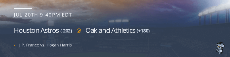 Houston Astros @ Oakland Athletics - July 20, 2023