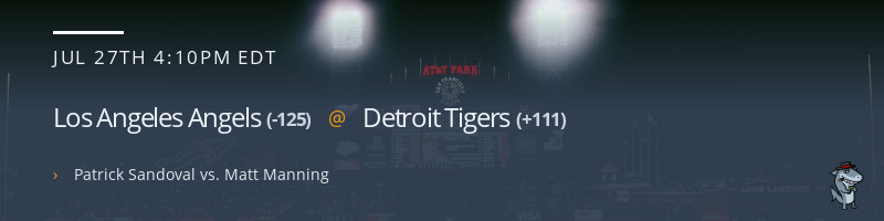 Los Angeles Angels @ Detroit Tigers - July 27, 2023