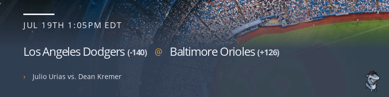 Los Angeles Dodgers @ Baltimore Orioles - July 19, 2023