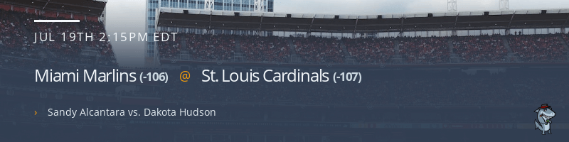 Miami Marlins @ St. Louis Cardinals - July 19, 2023