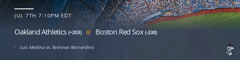 Oakland Athletics @ Boston Red Sox - July 7, 2023