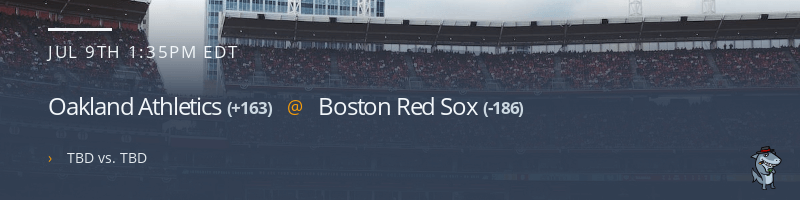 Oakland Athletics @ Boston Red Sox - July 9, 2023