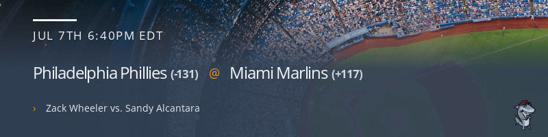 Philadelphia Phillies @ Miami Marlins - July 7, 2023