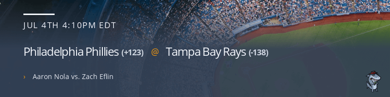 Philadelphia Phillies @ Tampa Bay Rays - July 4, 2023