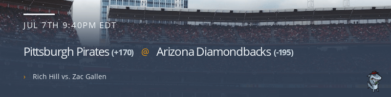 Pittsburgh Pirates @ Arizona Diamondbacks - July 7, 2023