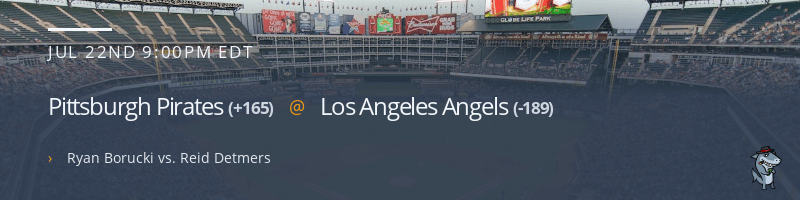 Pittsburgh Pirates @ Los Angeles Angels - July 22, 2023
