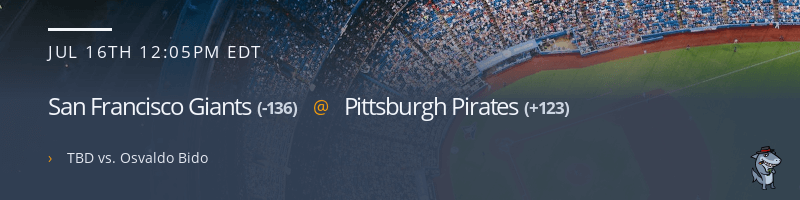 San Francisco Giants @ Pittsburgh Pirates - July 16, 2023