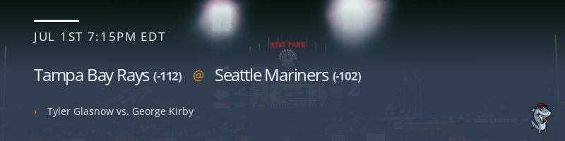 Tampa Bay Rays @ Seattle Mariners - July 1, 2023