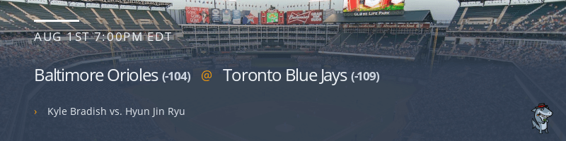 Baltimore Orioles @ Toronto Blue Jays - August 1, 2023