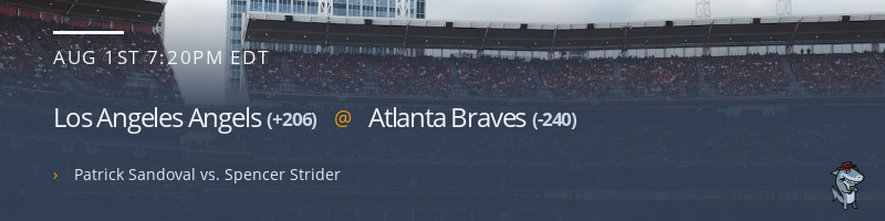 Los Angeles Angels @ Atlanta Braves - August 1, 2023