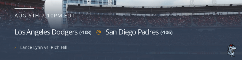 Los Angeles Dodgers @ San Diego Padres - August 6, 2023