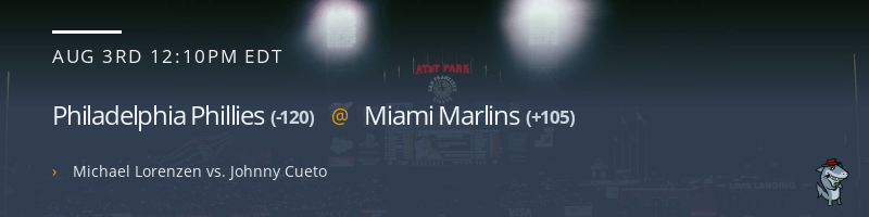 Philadelphia Phillies @ Miami Marlins - August 3, 2023